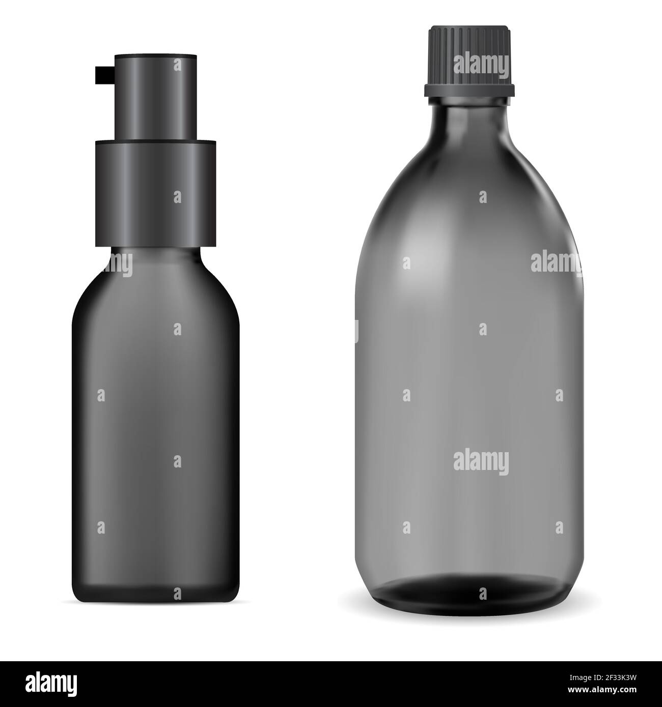 https://c8.alamy.com/comp/2F33K3W/black-glass-bottle-syrup-jar-mockup-liquid-vitamin-flask-oil-essence-medical-tincture-vial-plastic-screw-cap-pharmaceutical-packaging-serum-bot-2F33K3W.jpg