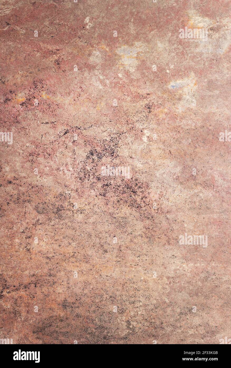 Abstract painted stone surface background, wall or floor texture. Top or front view Stock Photo