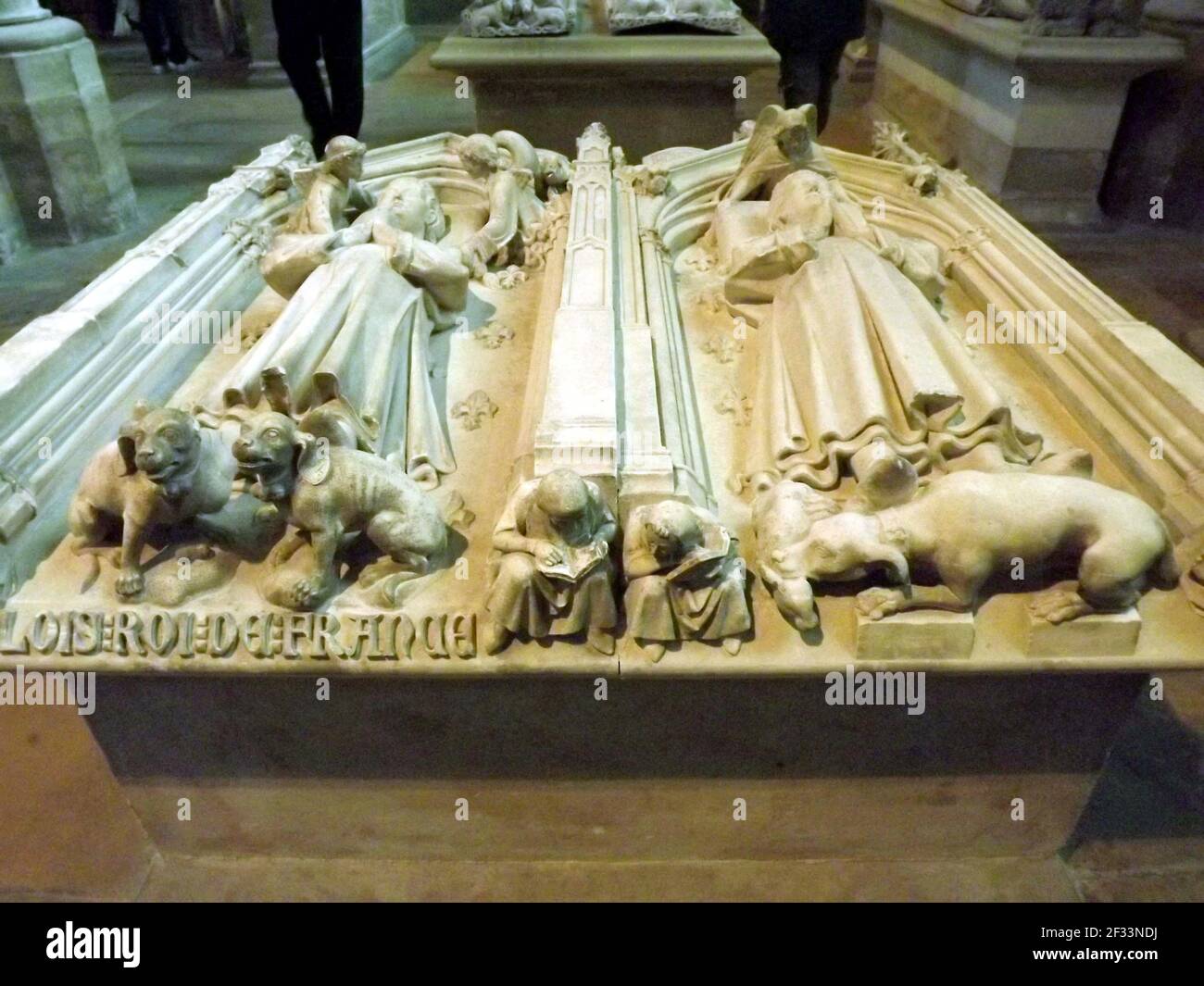 Basilique de Saint Denis, les gisants Stock Photo Alamy
