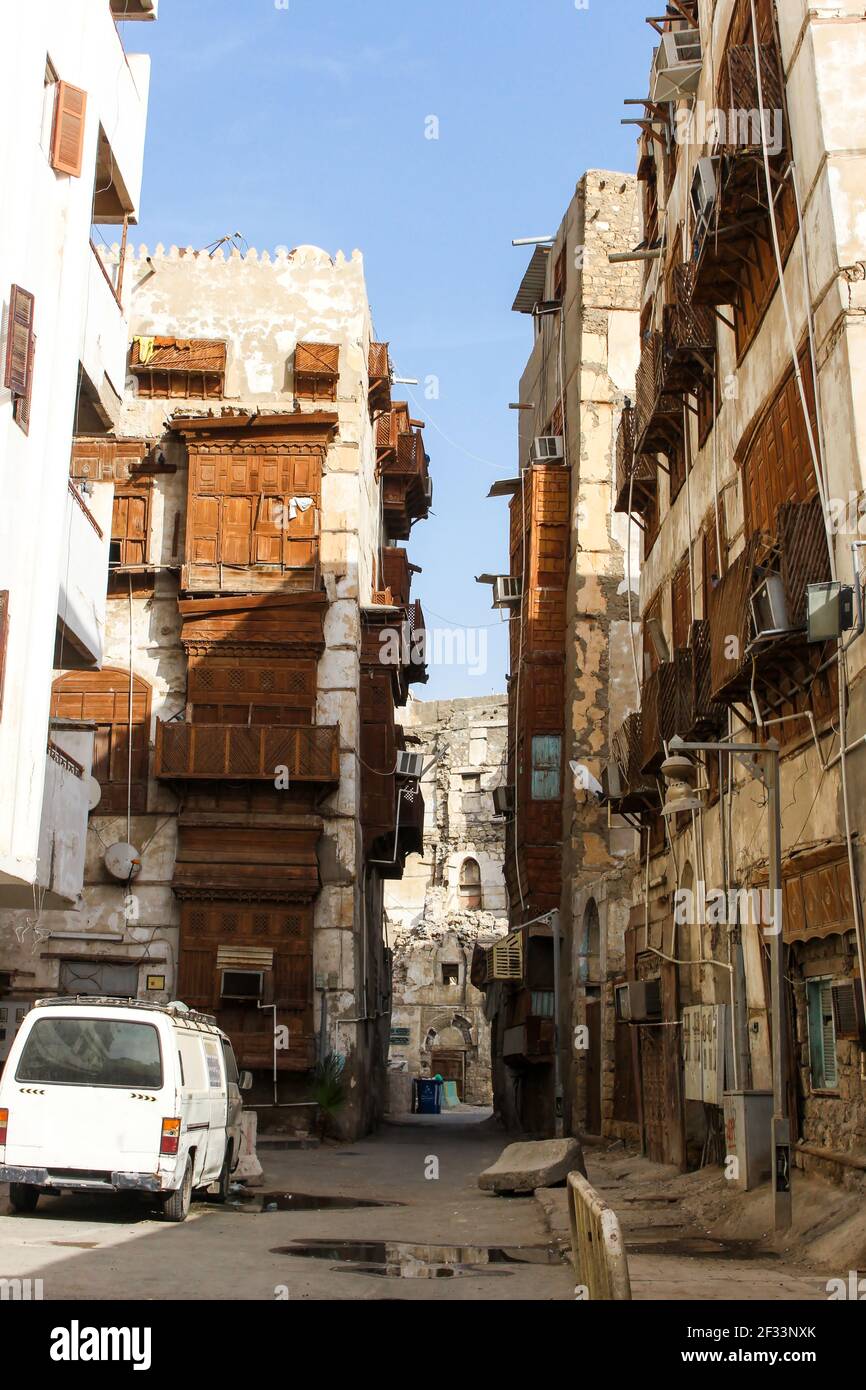 Historical city of jeddah saudi arabia Stock Photo - Alamy