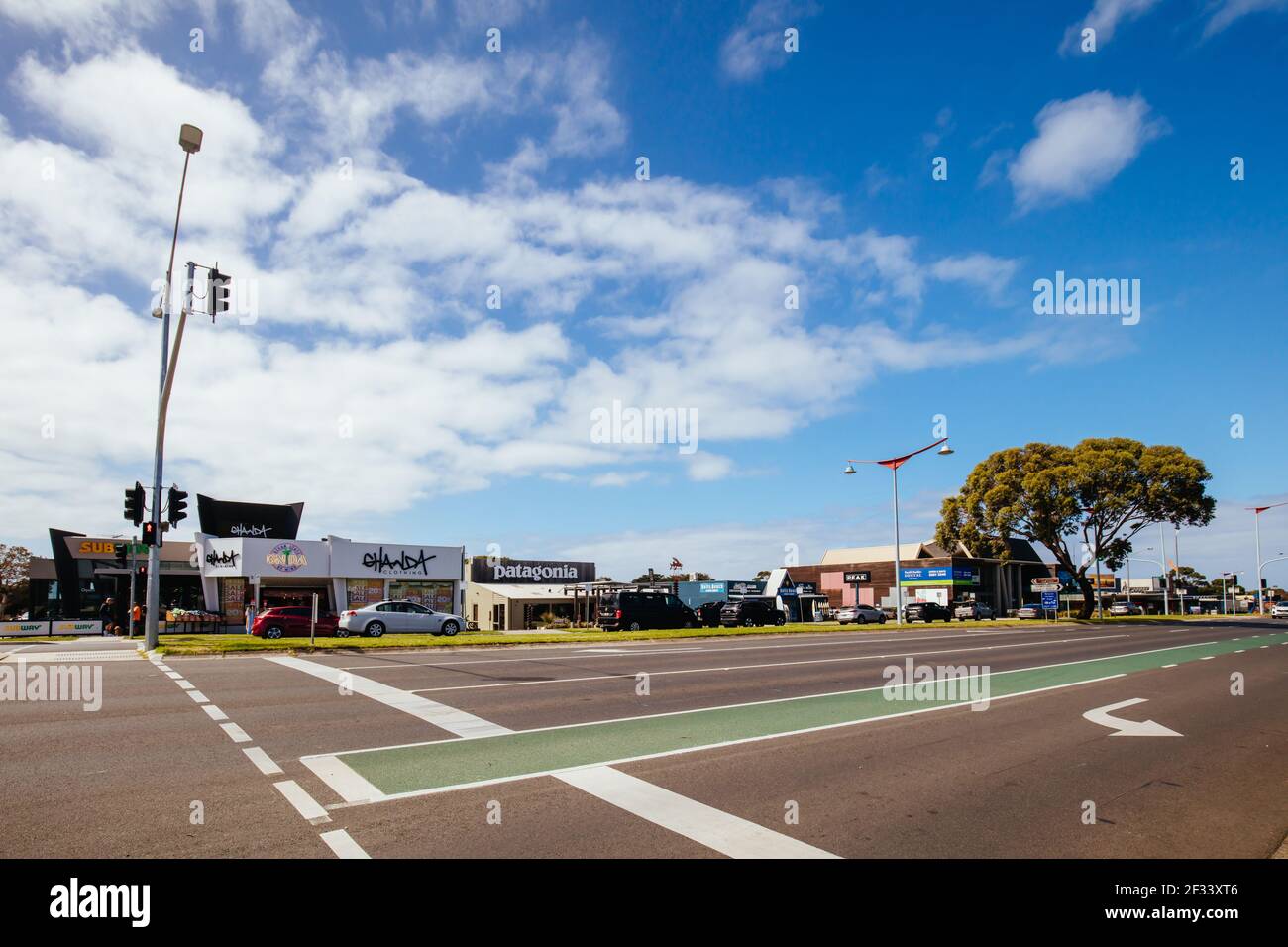 Torquay Surf Shops in Australia Stock Photo Alamy