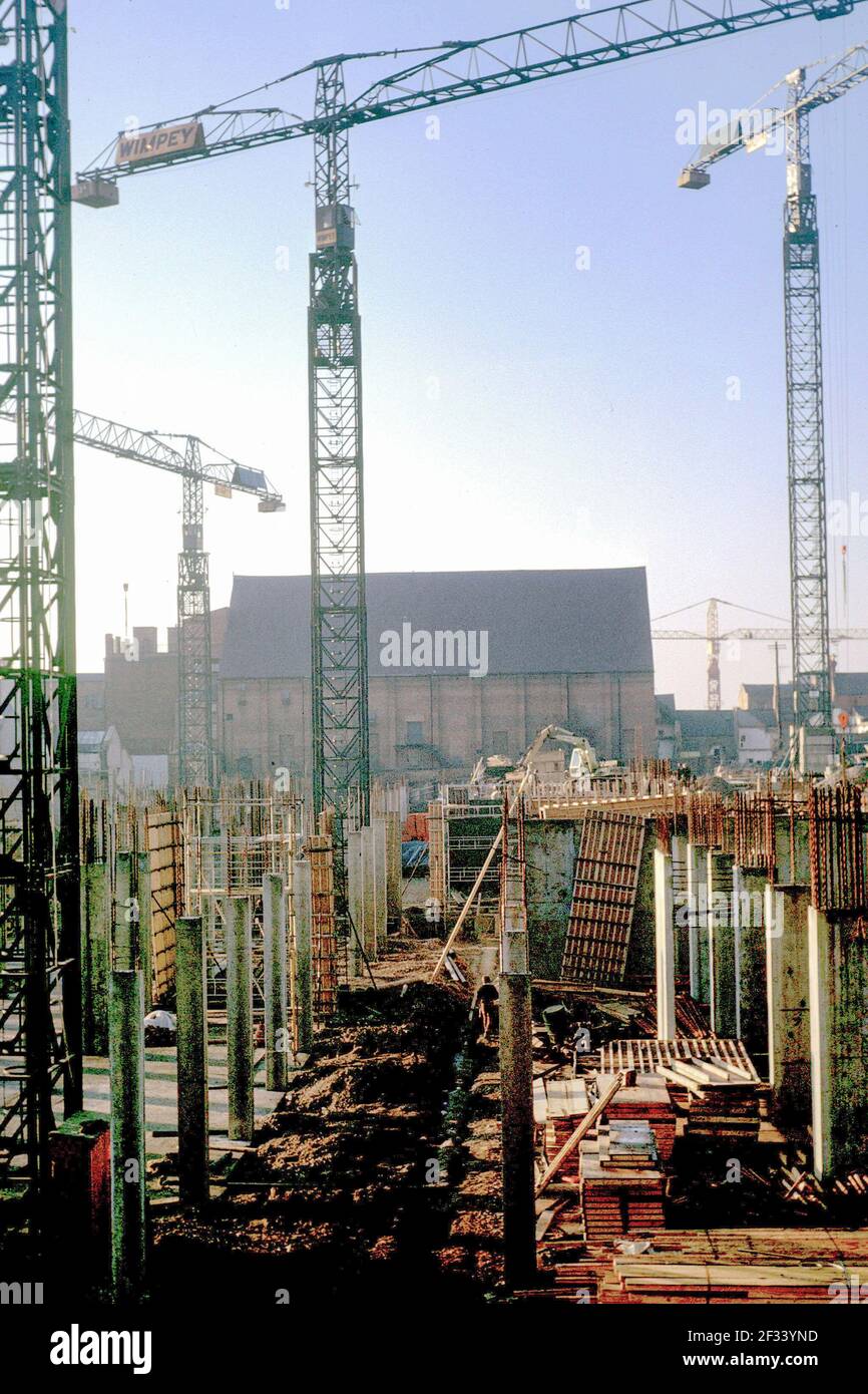 Redevelopment of Northampton in the 1970s Stock Photo - Alamy