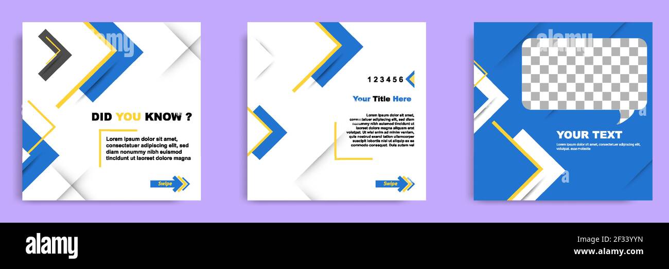 Social media tutorial, tips, trick, did you know post banner layout ...
