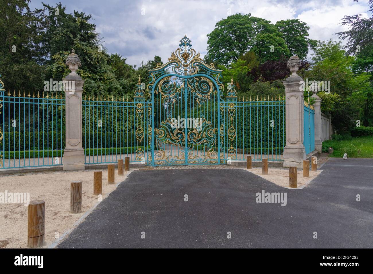 Bois de Boulogne à Paris Stock Photo Alamy