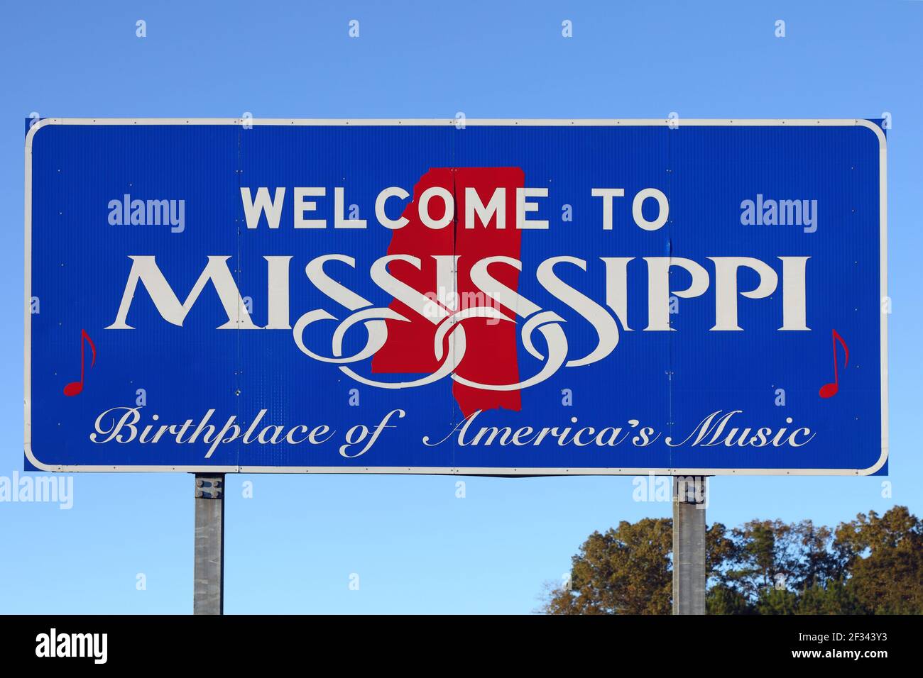 geography / travel, USA, Mississippi, border MSLA, to