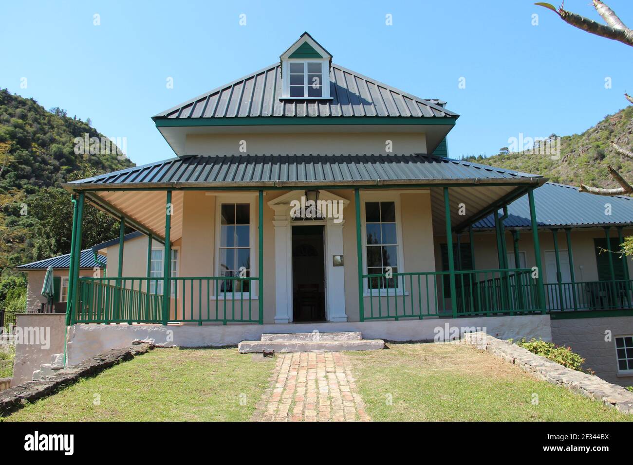 Briars, the small house in which Napoleon lived when he first arrived