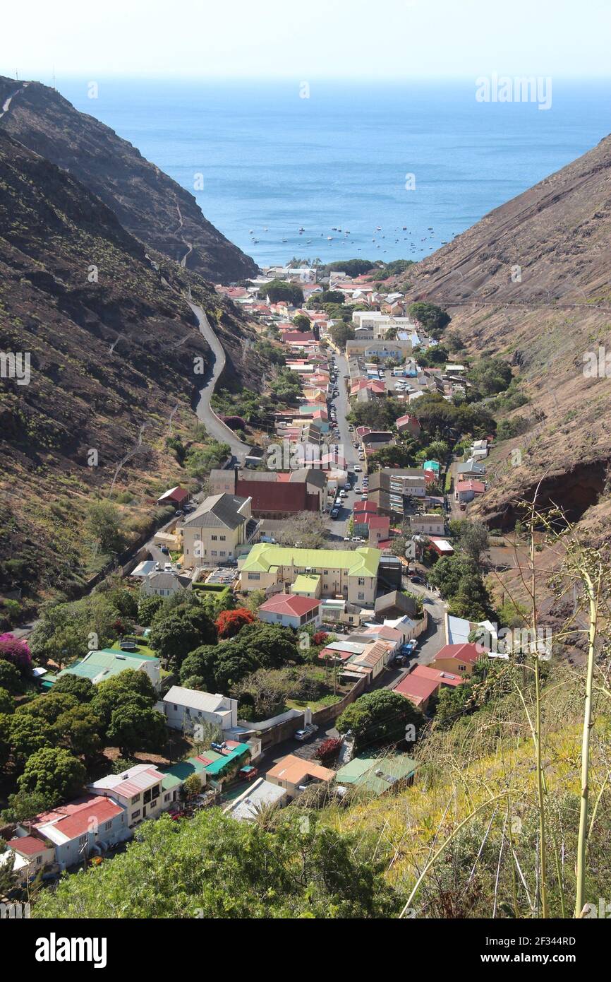 Jamestown capital st helena island hires stock photography and images