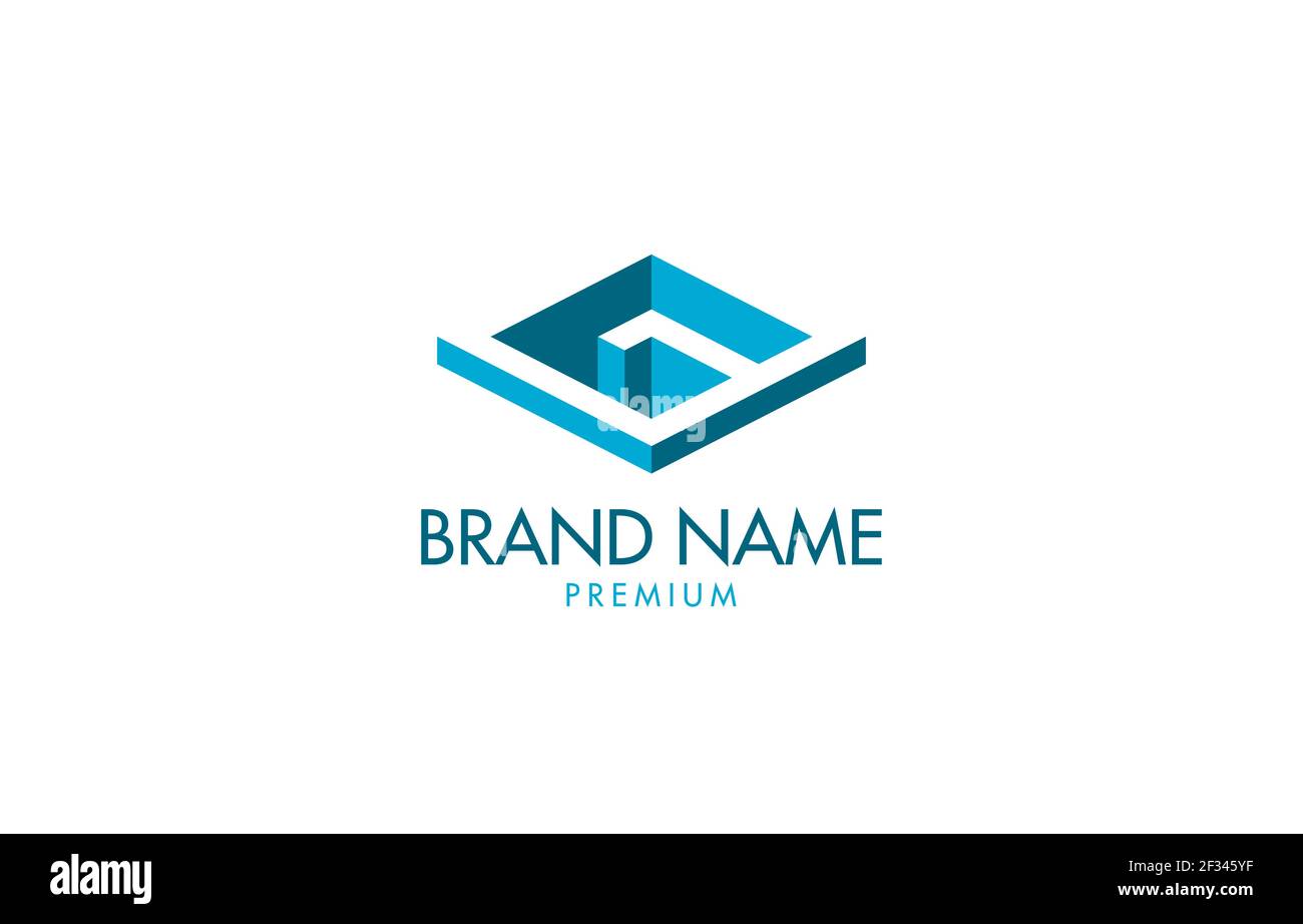Vector of 3D Isometric Letter G Logo Design Template suitable for ...