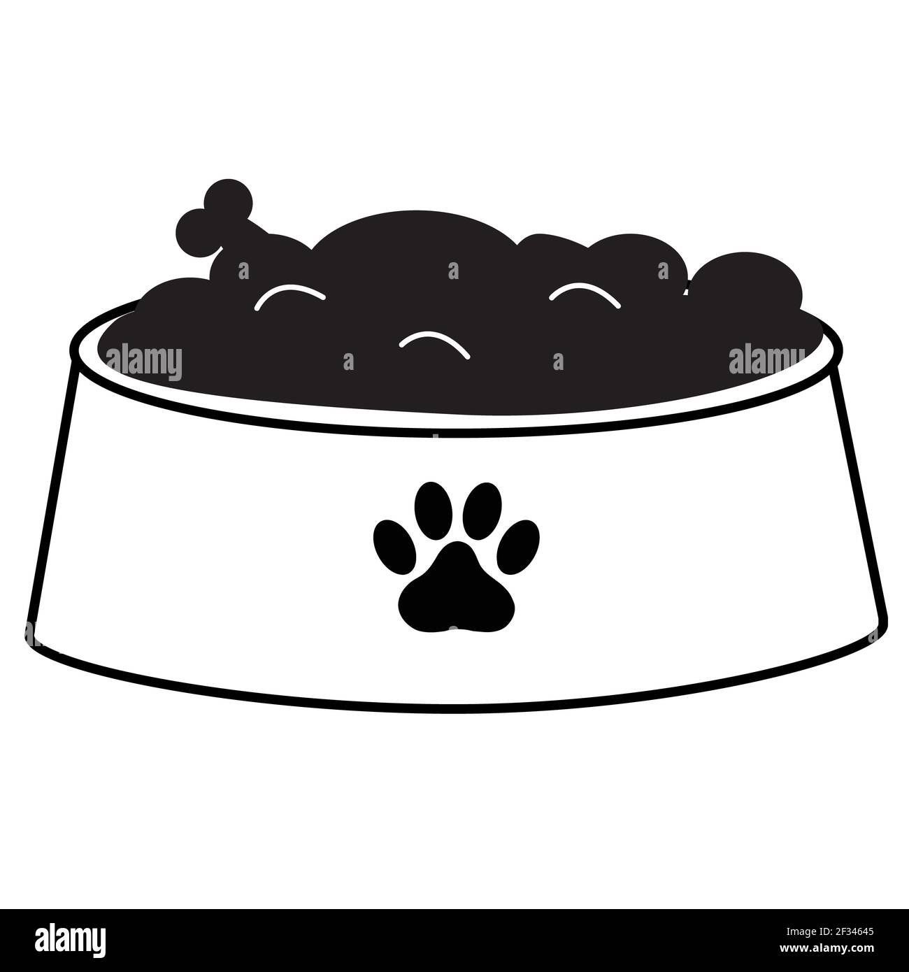 dog bowl icon on white background. dog bowl sign. flat style. pet dog food logo. pet bowl symbol Stock Photo - Alamy dog bowl icon on white background. dog bowl sign. flat style. pet dog food logo. pet bowl symbol Stock Photo - Alamy