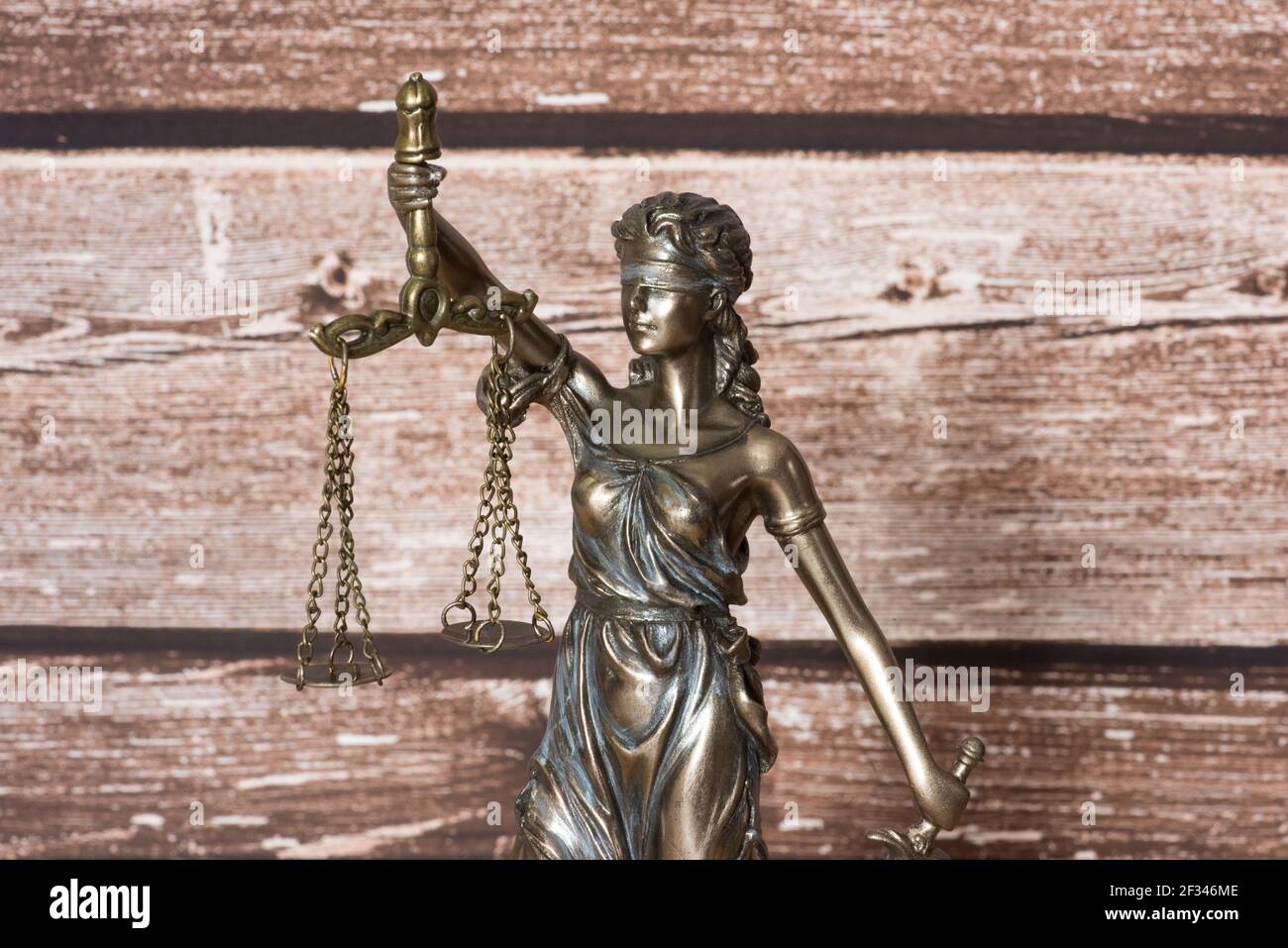 Figure of the Lady Justice goddess of justice Stock Photo