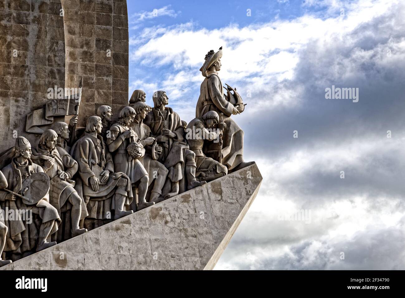 Vasco de Gama monument Stock Photo