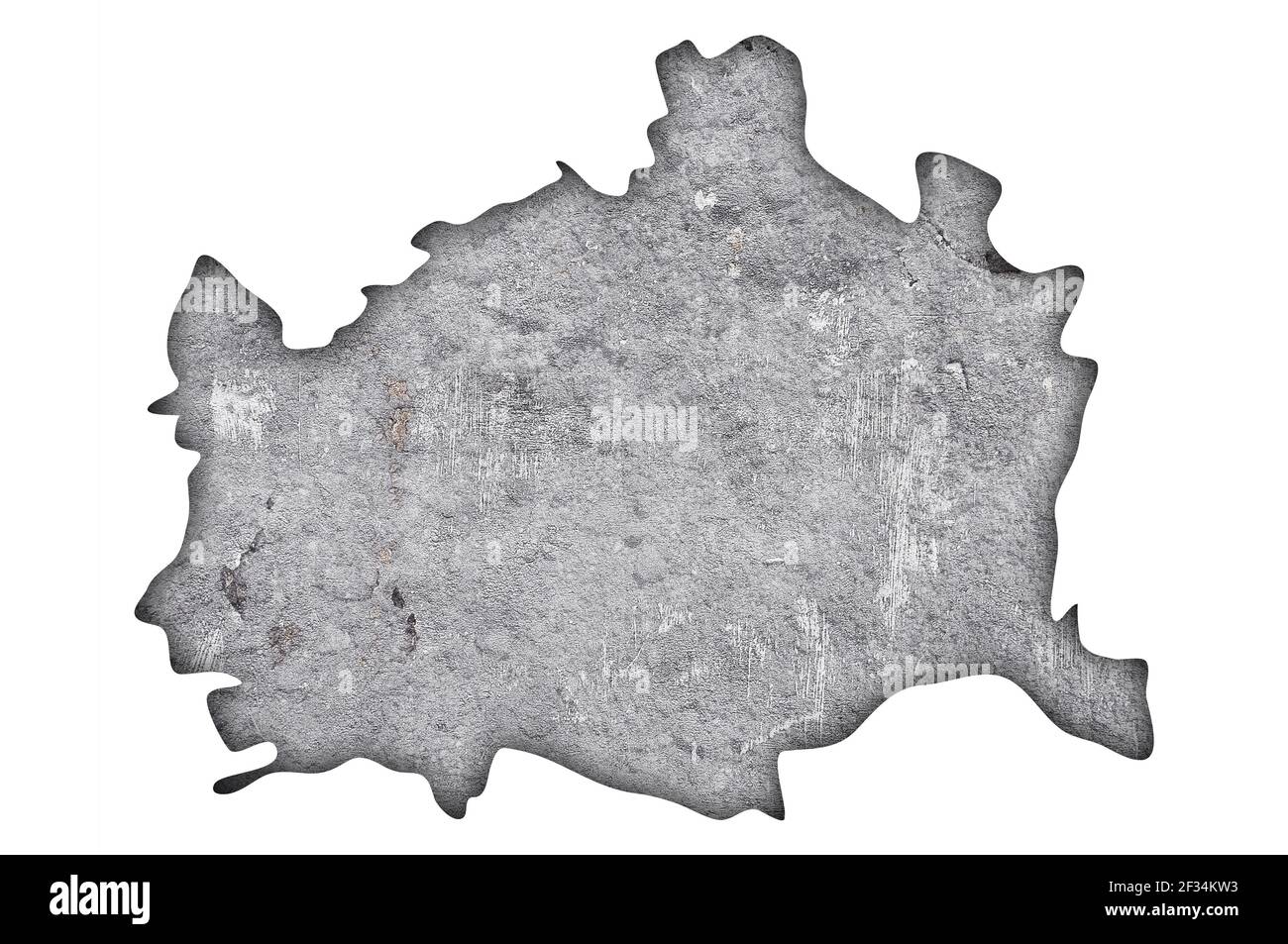 Map of Vienna on weathered concrete Stock Photo - Alamy