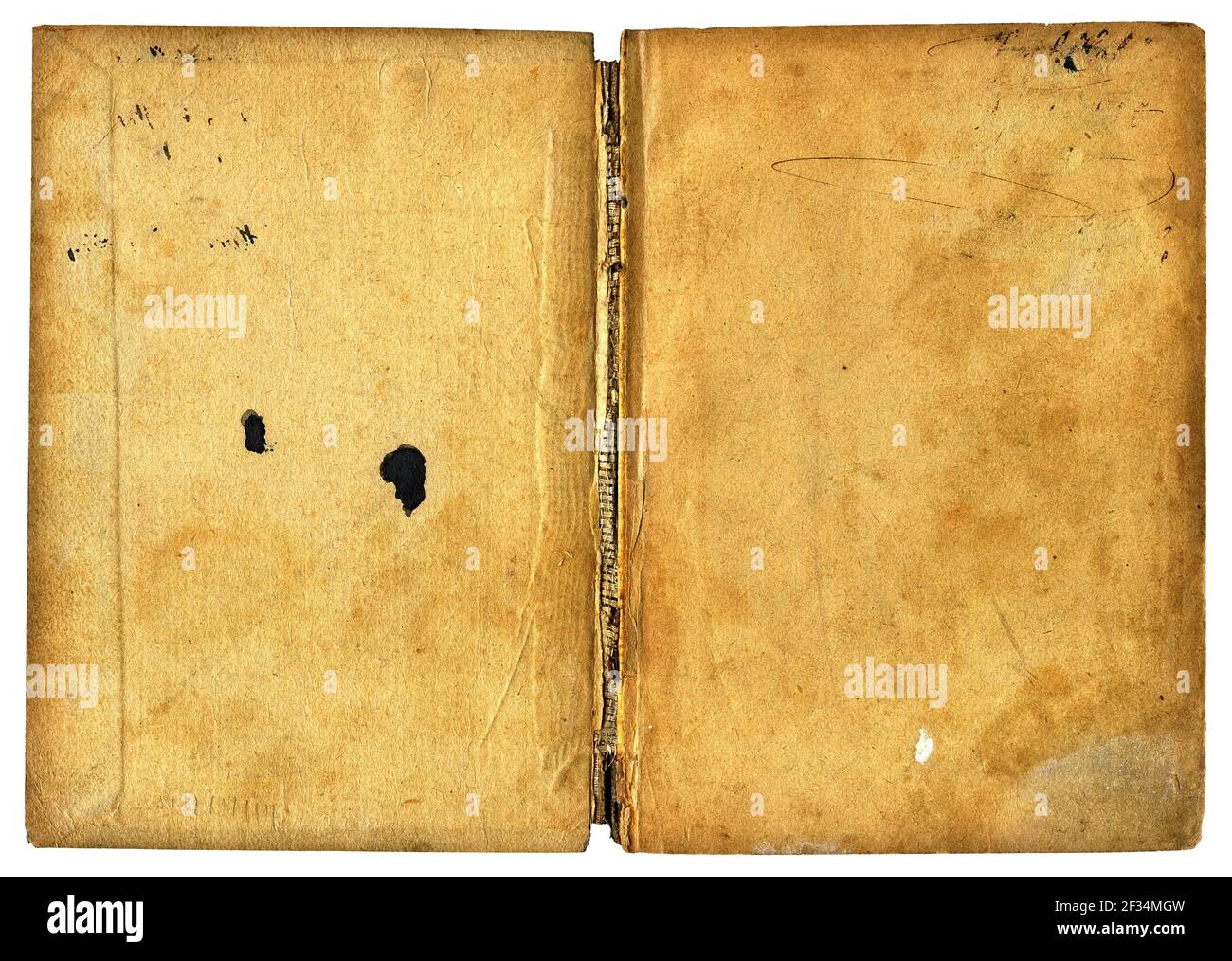 Blank scrapbook open flat hi-res stock photography and images - Alamy