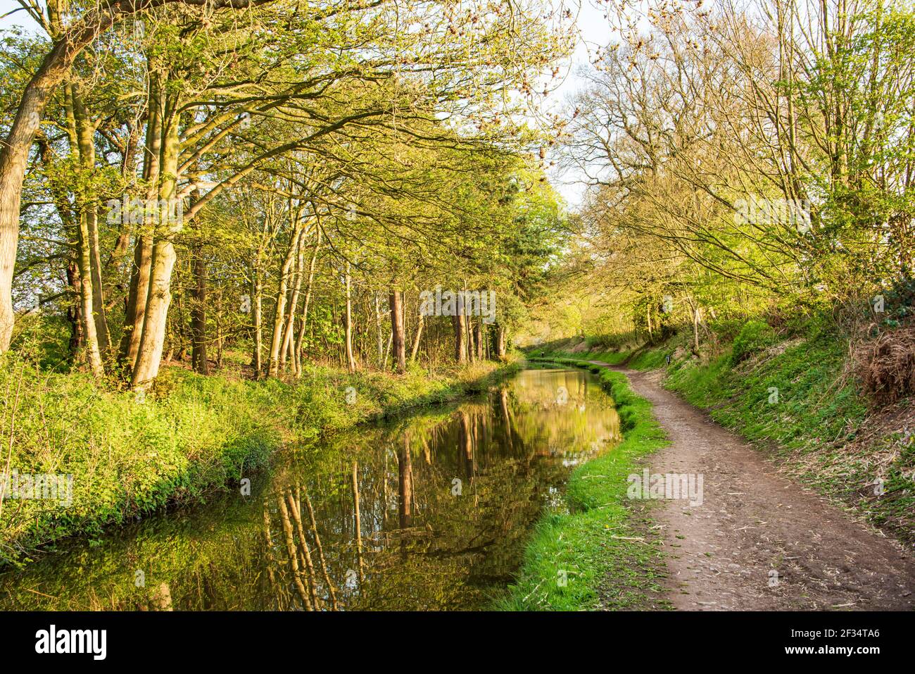 Market Drayton Canal Stock Photo Alamy