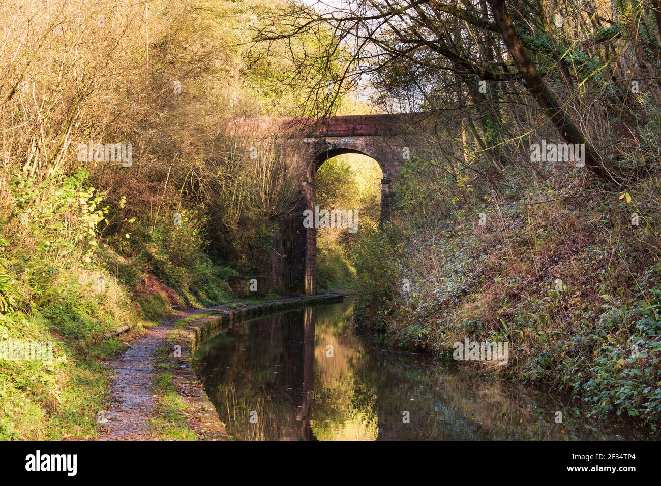 Market Drayton Canal Stock Photo Alamy