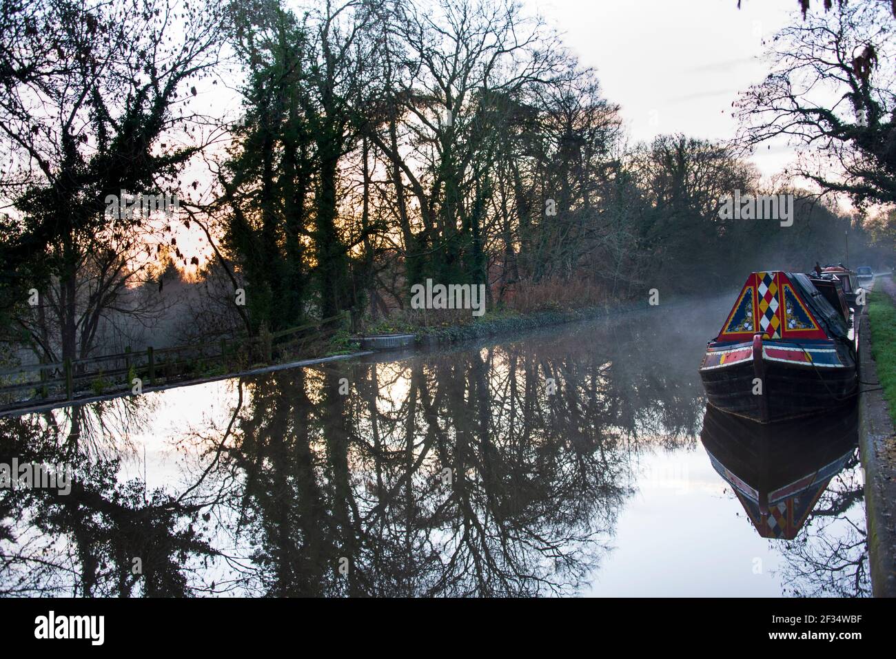 Market Drayton Canal Stock Photo Alamy