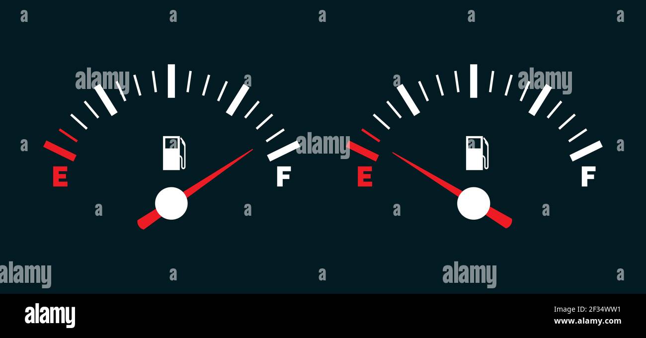 Empty and full fuel tank Stock Vector Image & Art Alamy