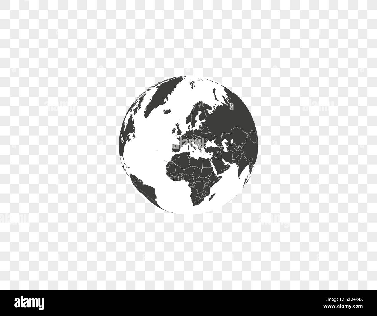 Vector illustration. Earth globe icon Stock Vector Image & Art - Alamy