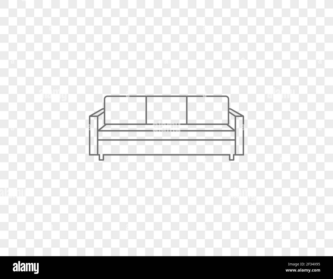 Vector illustration. Armchair sofa furniture icon Stock Vector Image & Art  - Alamy