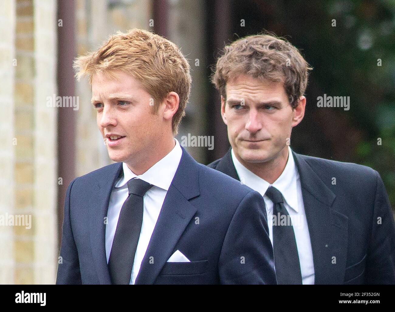 File pic shows: Duke Westminster (7th)   Hugh Grosvenor, and Dan Snow and wife Lady Edwina Snow     picture by Gavin Rodgers/ Pixel8000 Stock Photo