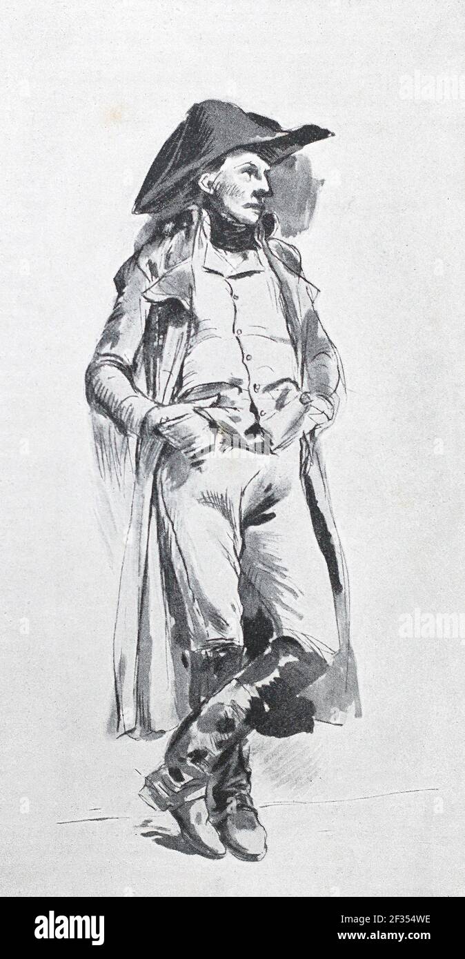 19th century man silhouette hi-res stock photography and images - Alamy