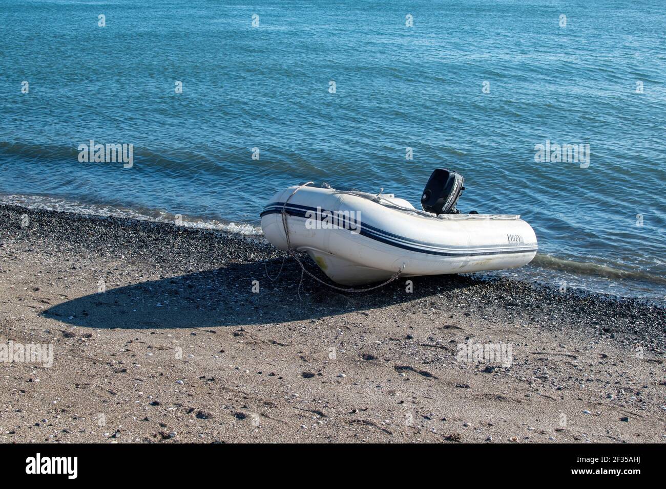 AUCKLAND, NEW ZEALAND Mar 01, 2021 View of small white Elite