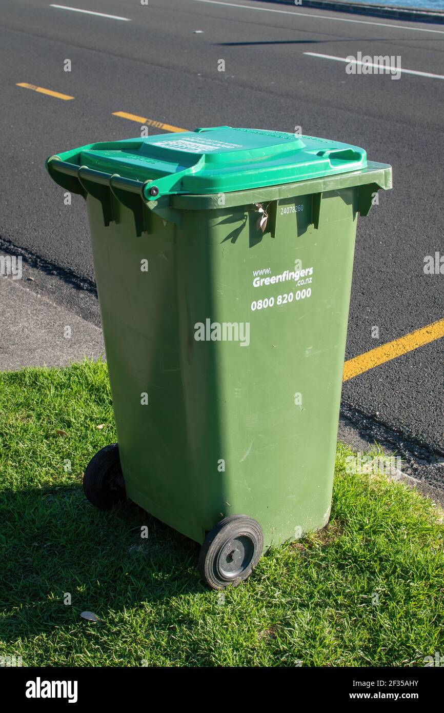 AUCKLAND, NEW ZEALAND Mar 01, 2021 View of GreenFingers garden waste
