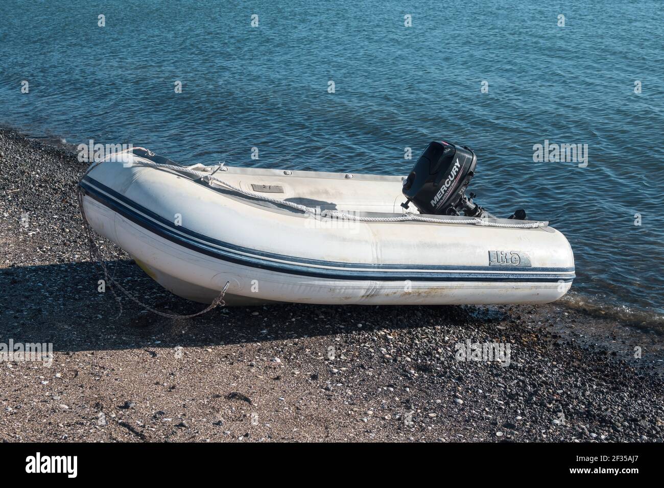 AUCKLAND, NEW ZEALAND Mar 02, 2021 View of small white Elite