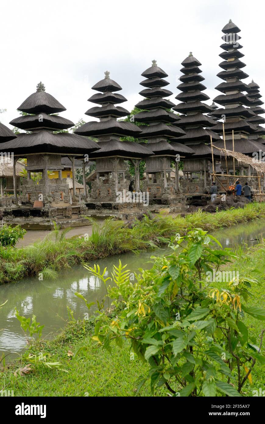 Mengwi, temple complex Pura Taman Ayun, is one of the six national temples of Bali, Indonesia Stock Photo