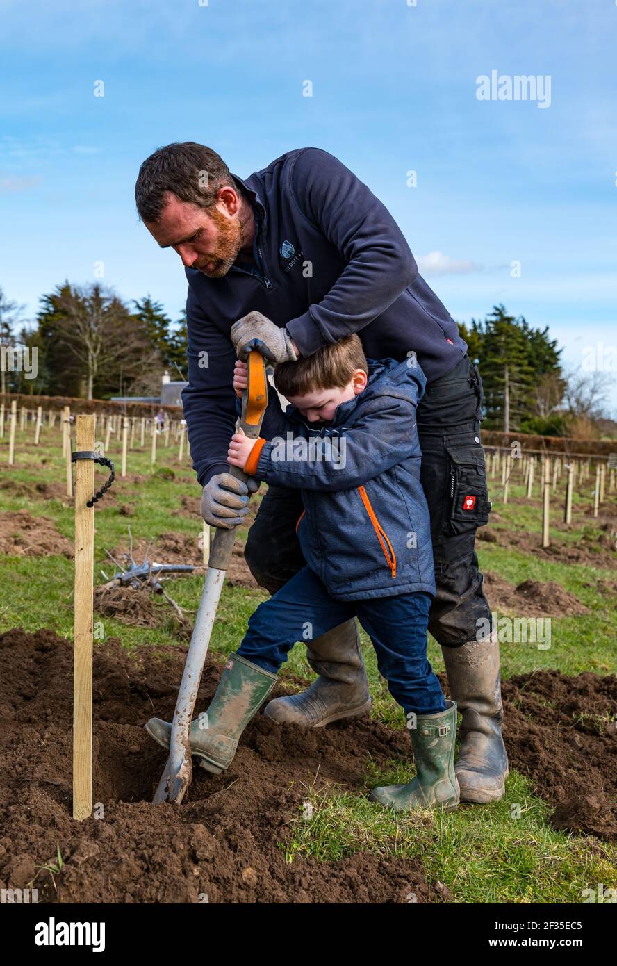 Kilduff Farm, East Lothian, Scotland, United Kingdom, 15th March 2021