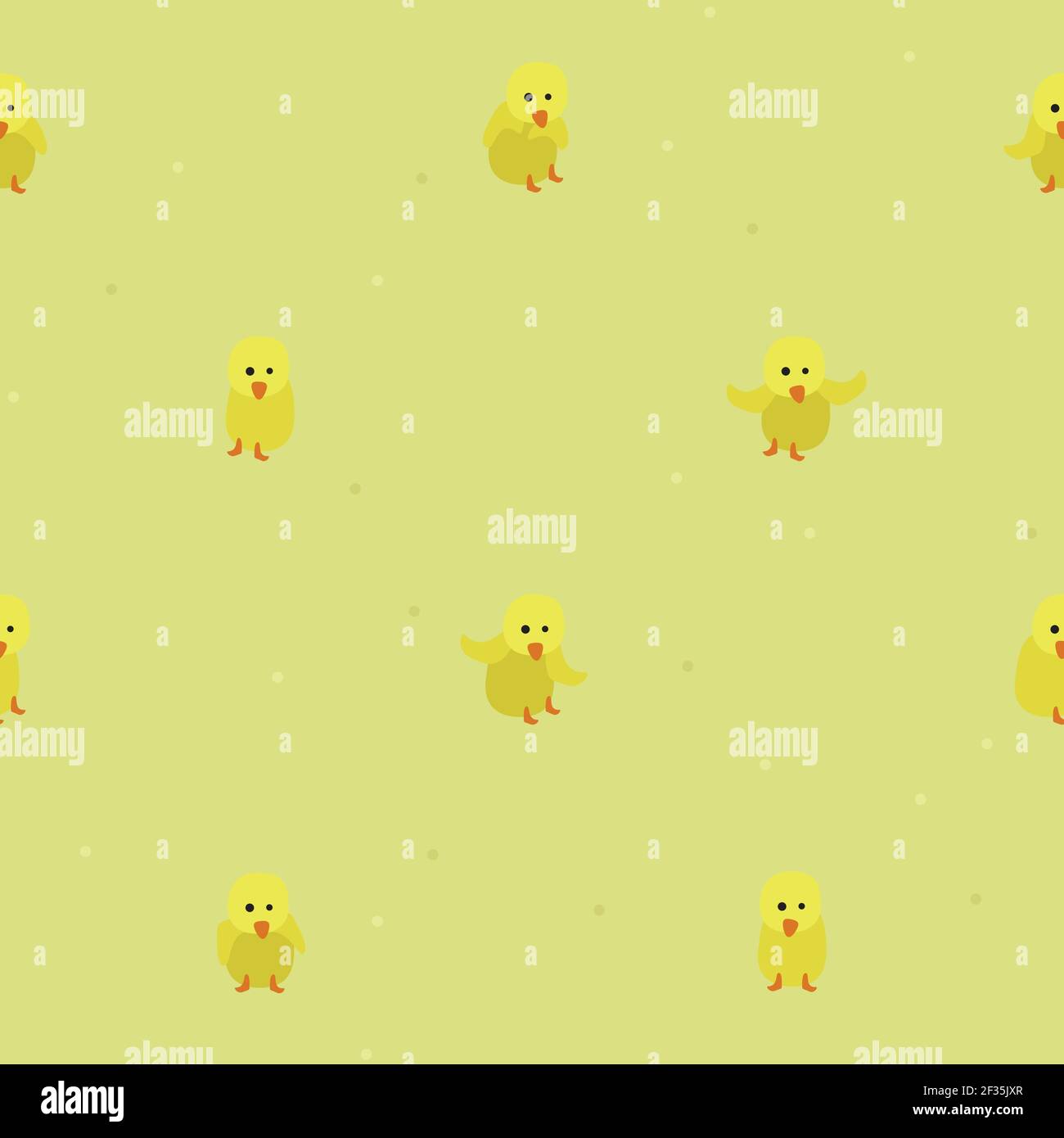 Small chickens - vector background Stock Vector