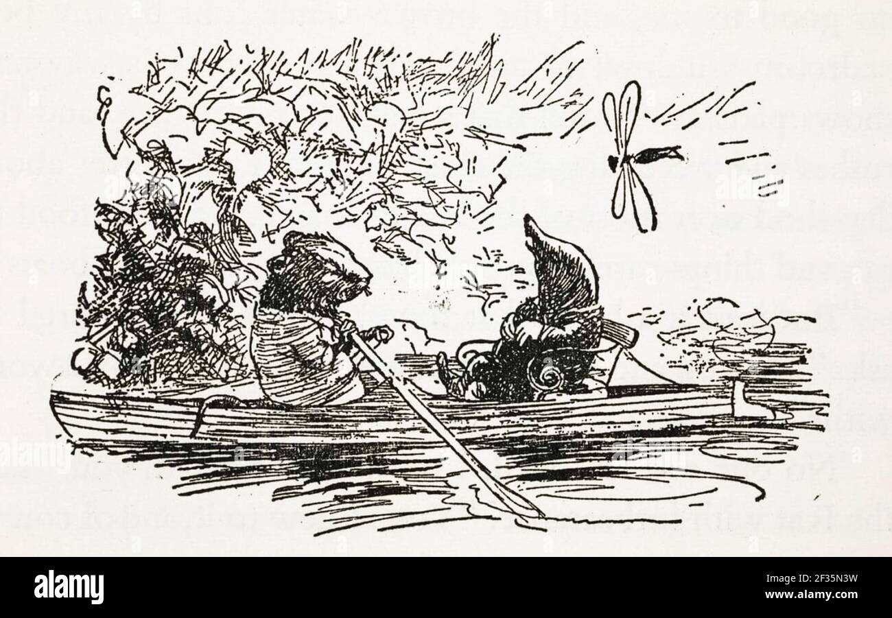 Wind in the willows illustration mole hi-res stock photography and ...