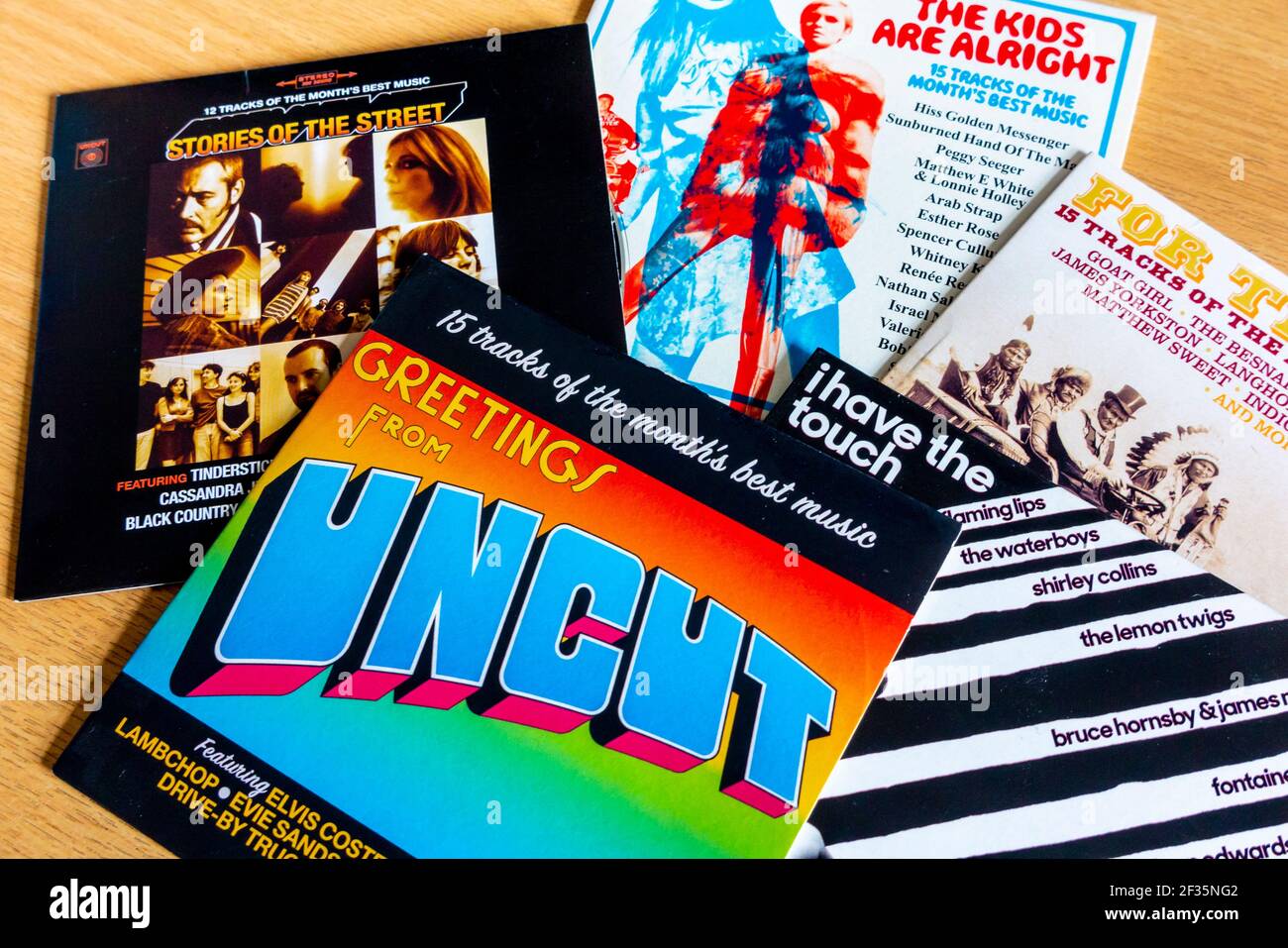 Collection of cds from Uncut a British music magazine that covers 