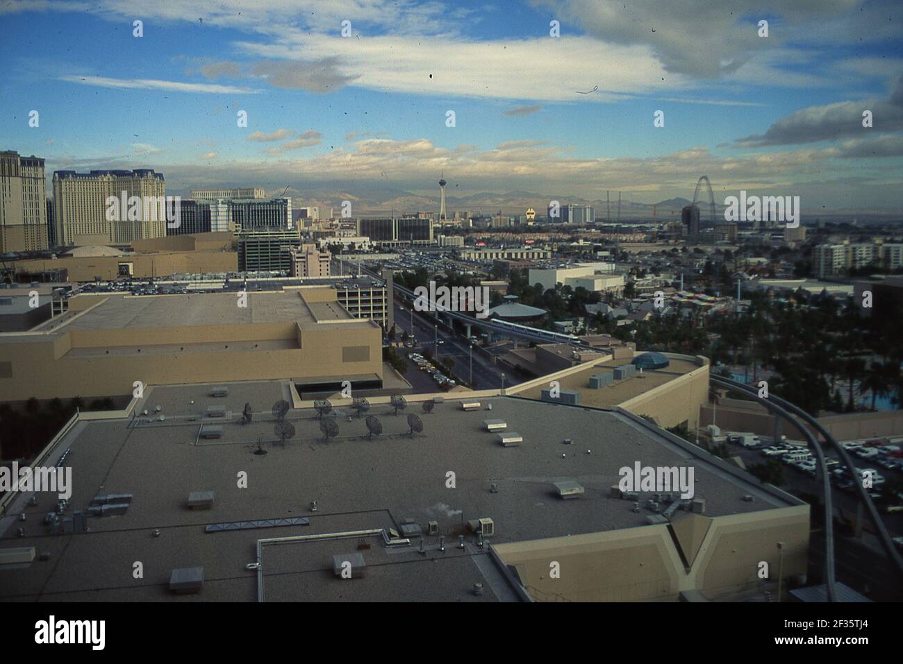 Las Vegas Nevada USA in year 2000 Stock Photo