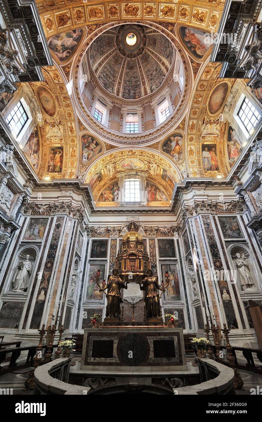 Italy, Rome, basilica di Santa Maria Maggiore, Cappella Sistina, chapel of the 16th century Stock Photo