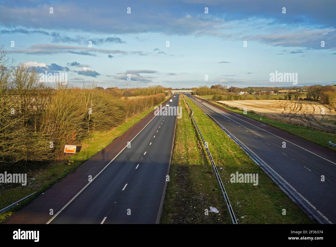 M58 motorway hi-res stock photography and images - Alamy