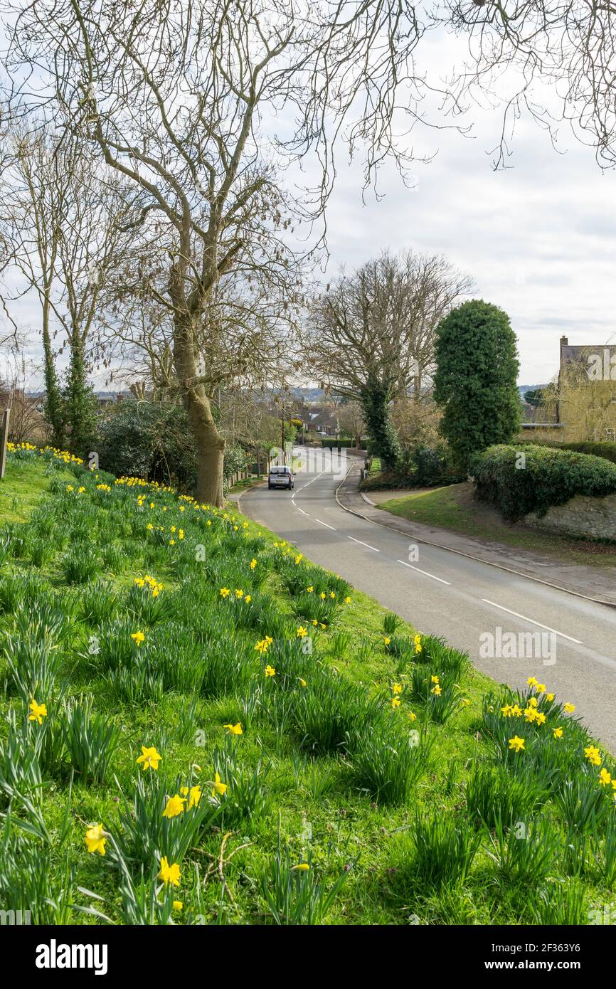 Village lane with buildings hires stock photography and images Alamy