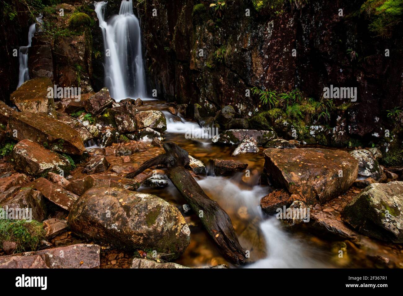 Scale Force Waterfall in Buttermere in the Lake District, Cumbria Stock Photo Alamy