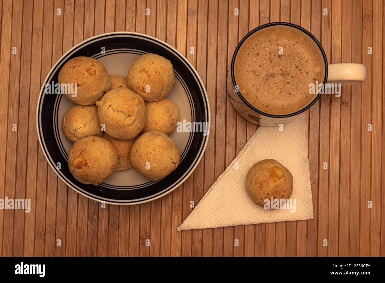 Home made, cheese bread from a traditional Argentina cousine and background. Gastronomy
