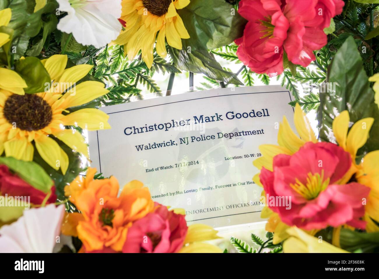 Washington DC,National Law Enforcement Officers Memorial,wreath flowers
