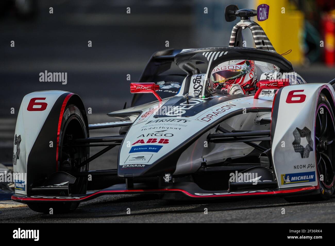 06 GUNTHER Maximilian (Ger), Penske EV-3 team Geox Racing, action during  the 2019 Formula E championship, at Paris, France from april 25 to 27 -  Photo Marc de Mattia / DPPI Stock Photo - Alamy