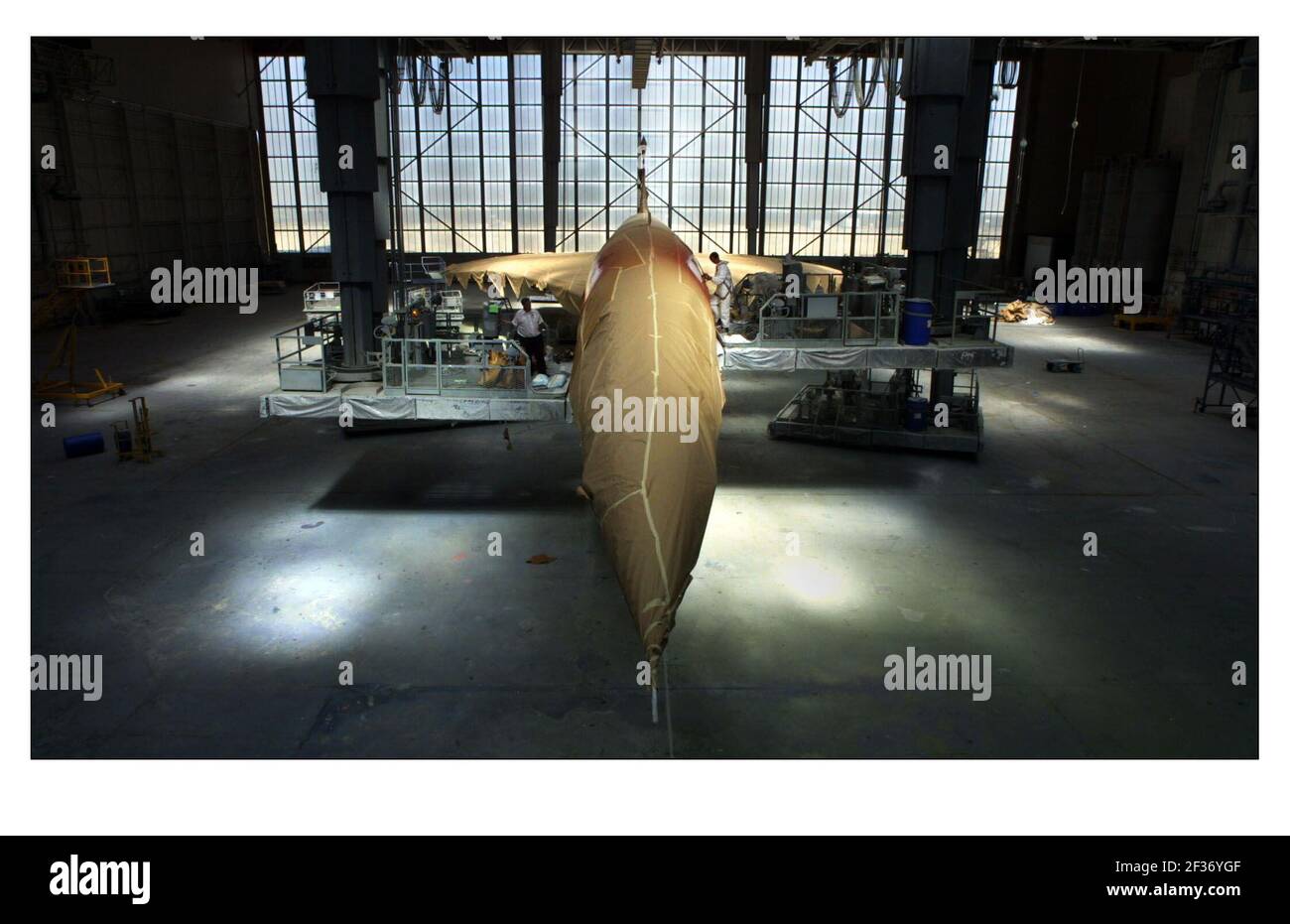 BA Concorde August 2001 first of the concorde fleet to be modified gets ...