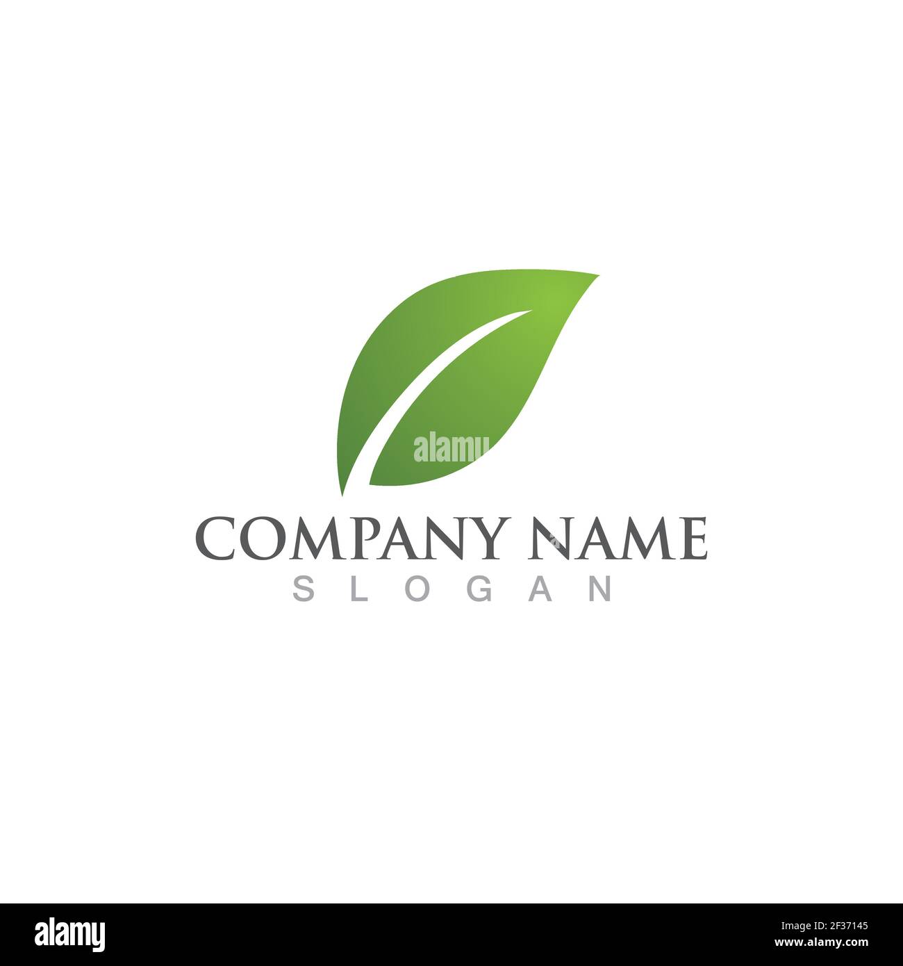 Leaf green tree logo and symbol vector Stock Vector Image & Art - Alamy