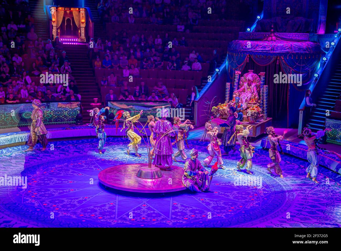 Presentation (Show) in Moscow State Circus (Big Moscow Circus on