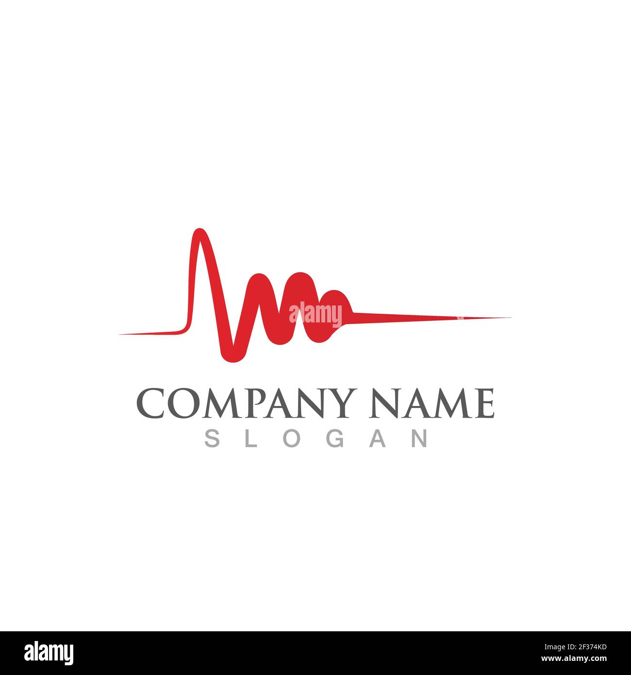 Heart beat logo and symbol vector Stock Vector Image & Art - Alamy