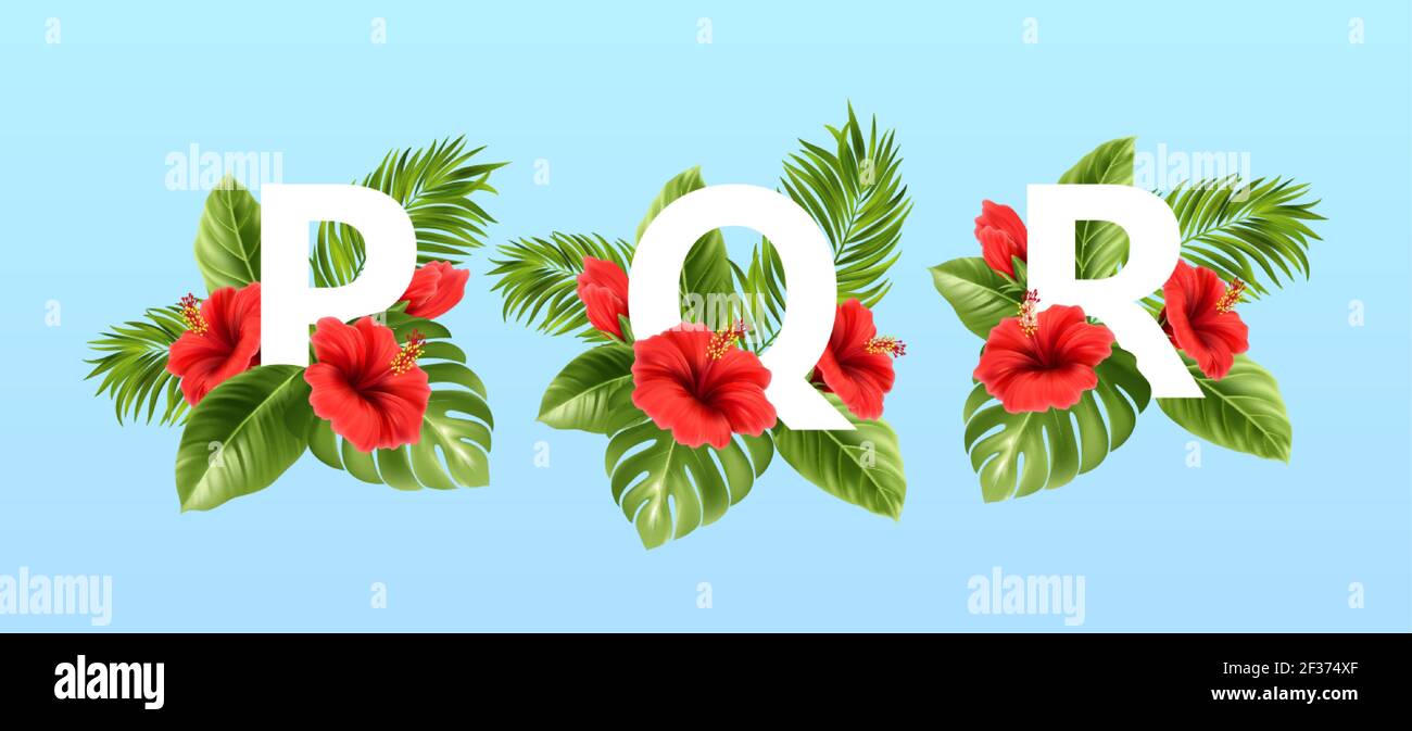 Letter r flowers hi-res stock photography and images - Alamy