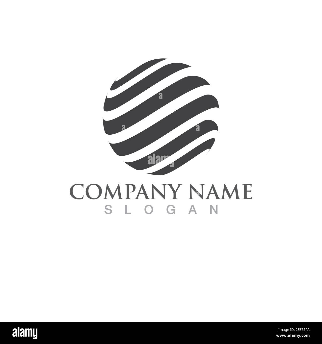 Globe world logo and symbol vector Stock Vector