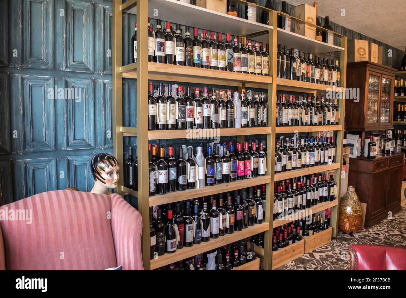 Wine shop interior shelves hires stock photography and images Alamy