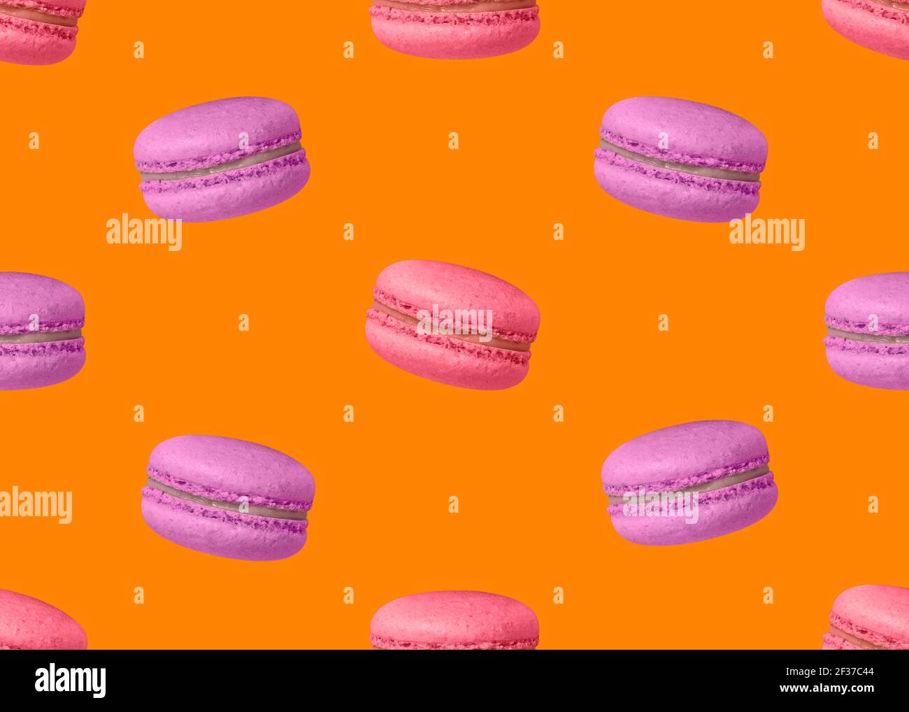 French almond biscuits Bright seamless photo pattern Stock Photo - Alamy