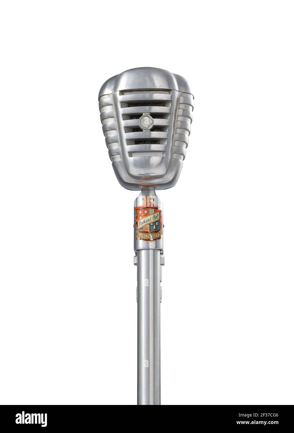Front view of a 1940s microphone Stock Photo - Alamy